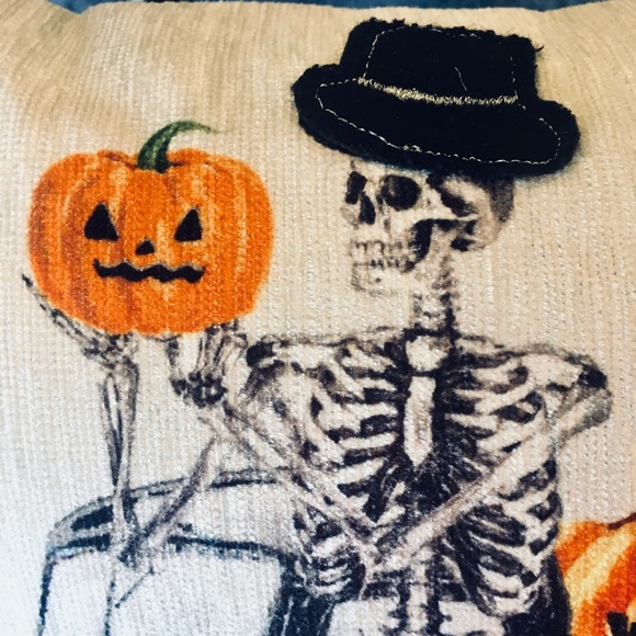 Haunted Truck Skeleton Carrying Evil JOL Pillow - Picture 5 of 13